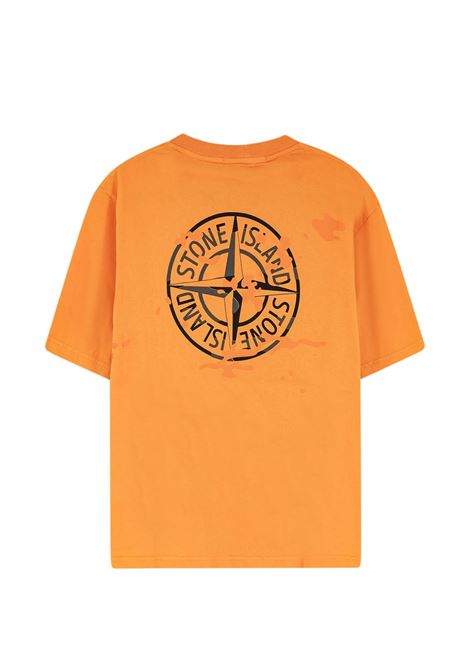 t-shirt 2100001 uomo arancione STONE ISLAND | L1S15 2100001 SOE14V007E